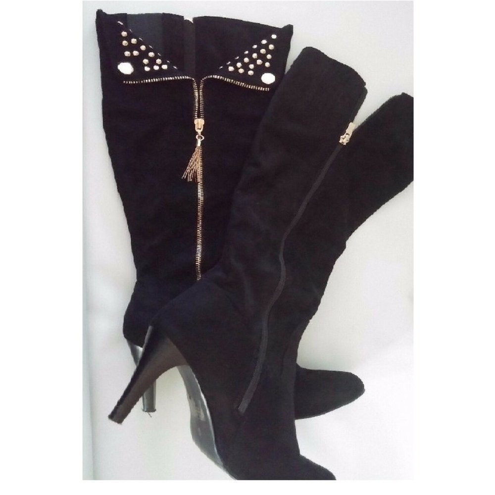 Italina by Summer Rio BD6586 Black Suede  Boots